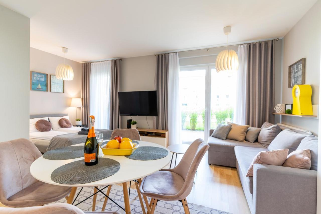 Marina Apartment - Przy Jeziorze, Taras, Tv55" Z Netflix I Prime, Parking Iława Extérieur photo