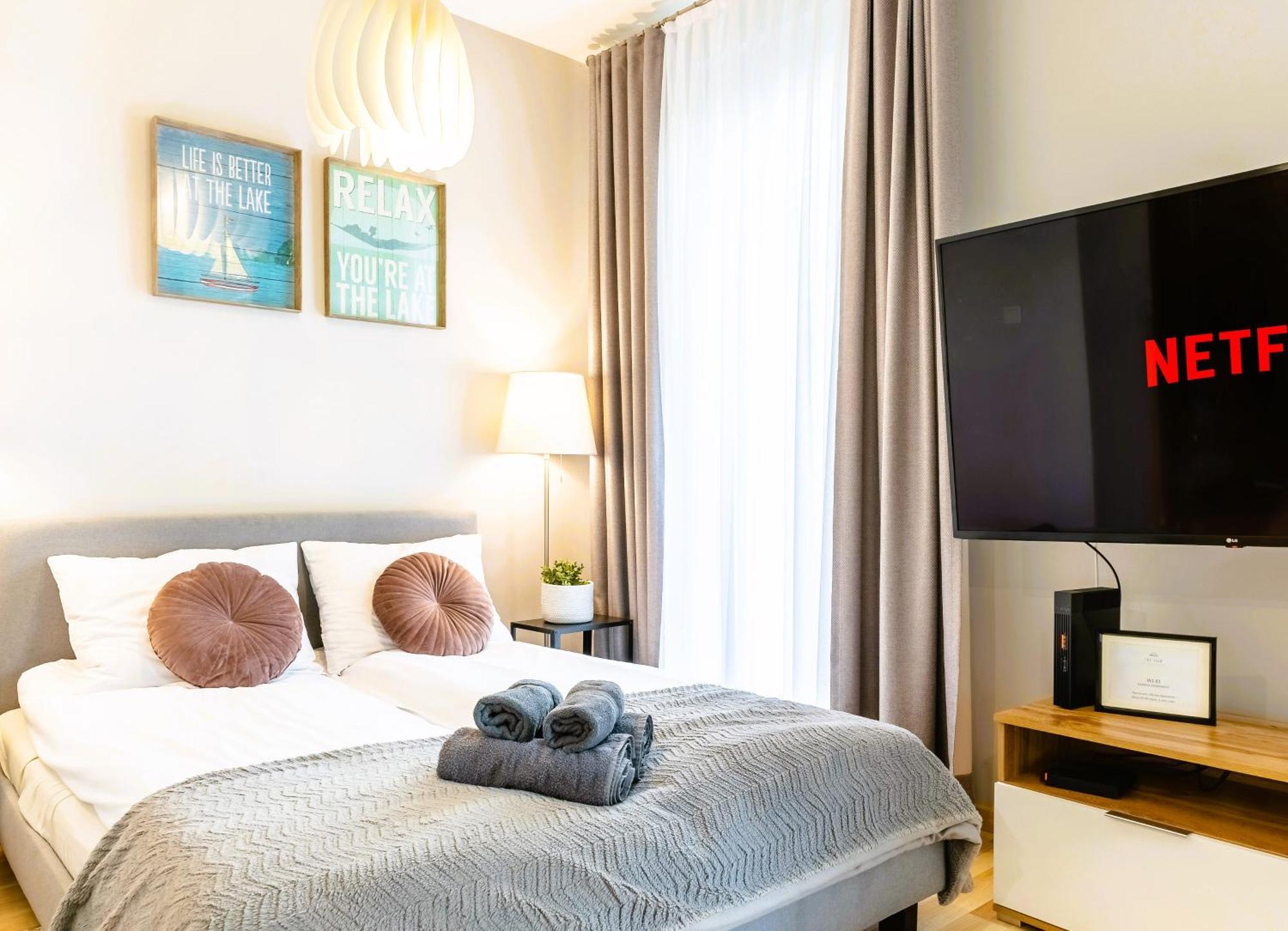 Marina Apartment - Przy Jeziorze, Taras, Tv55" Z Netflix I Prime, Parking Iława Extérieur photo