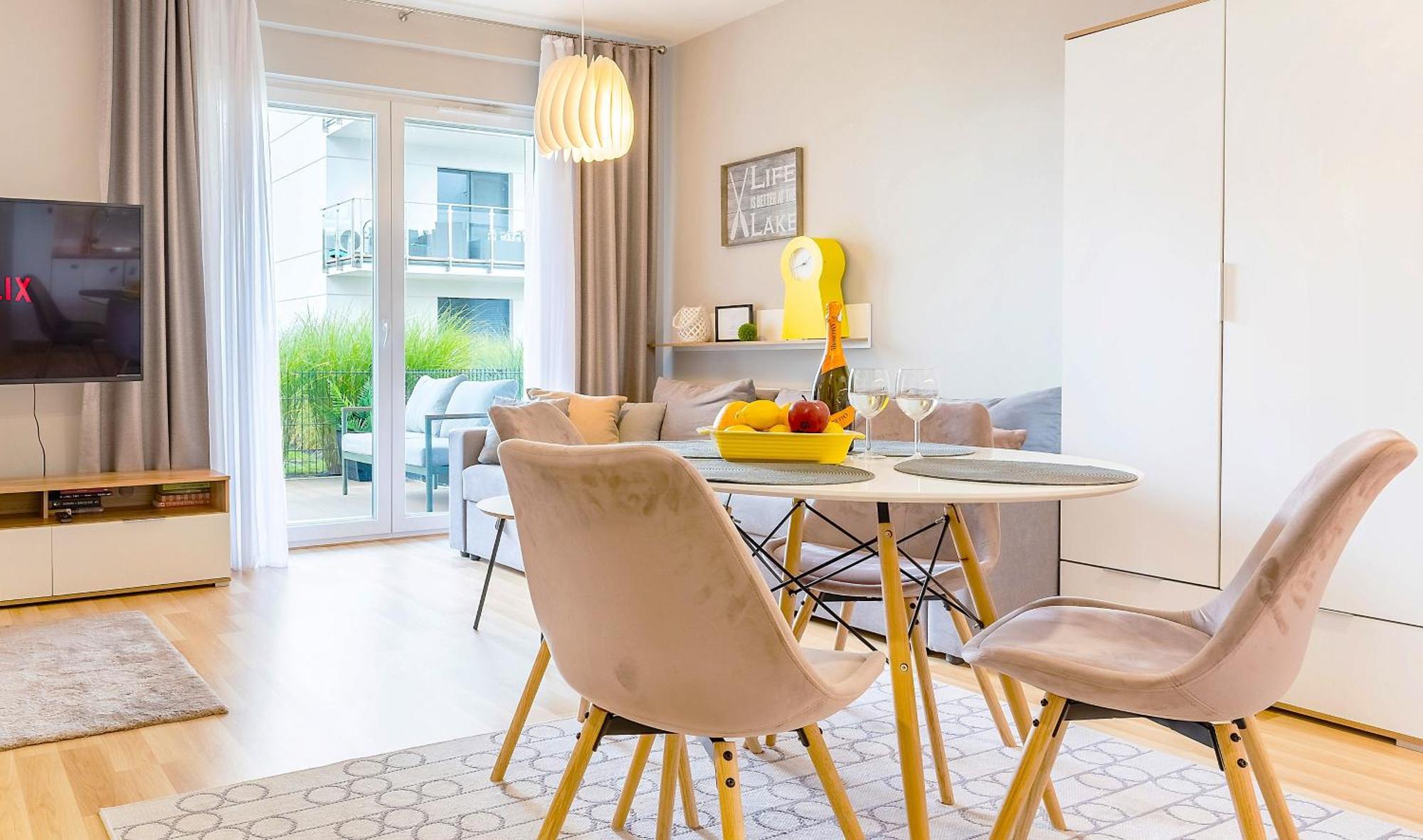 Marina Apartment - Przy Jeziorze, Taras, Tv55" Z Netflix I Prime, Parking Iława Extérieur photo